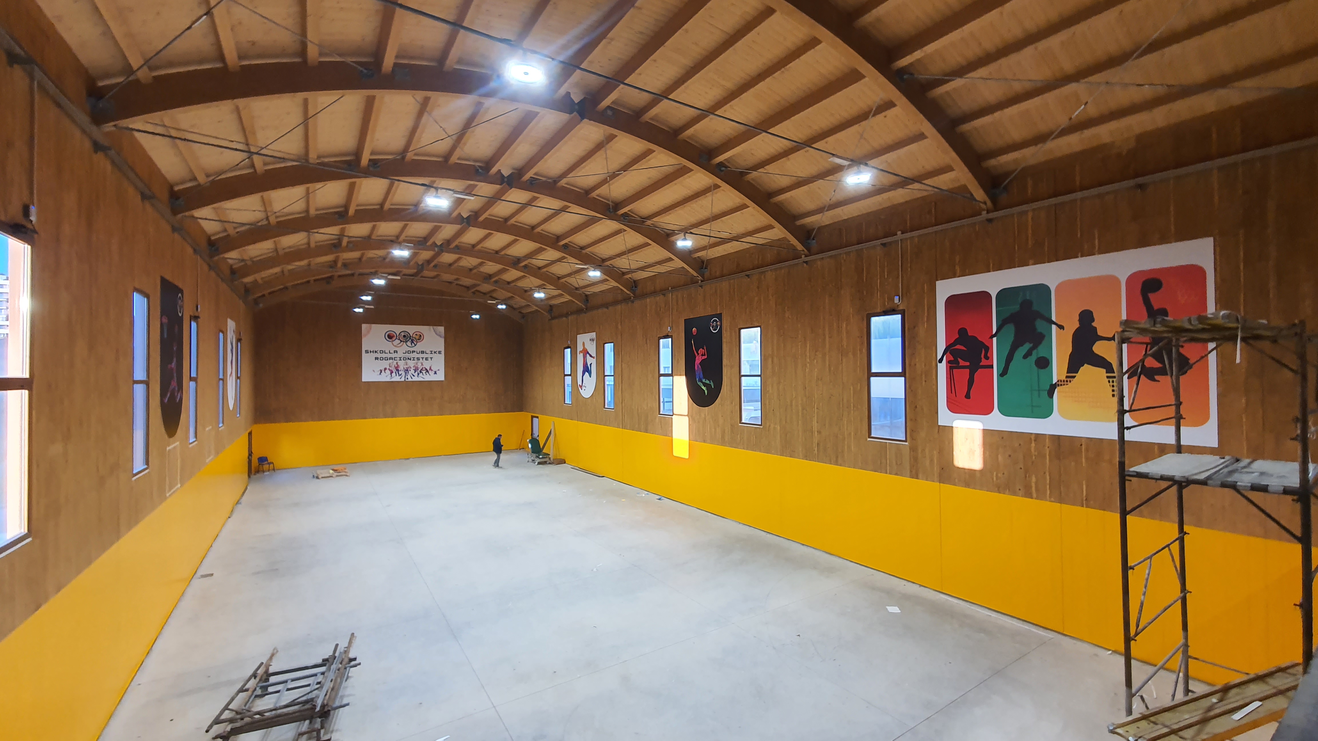Wall graphics palestra